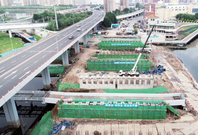 长春市东大桥预计9月末通车
