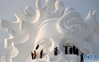 “冰雪童话世界”的建设者